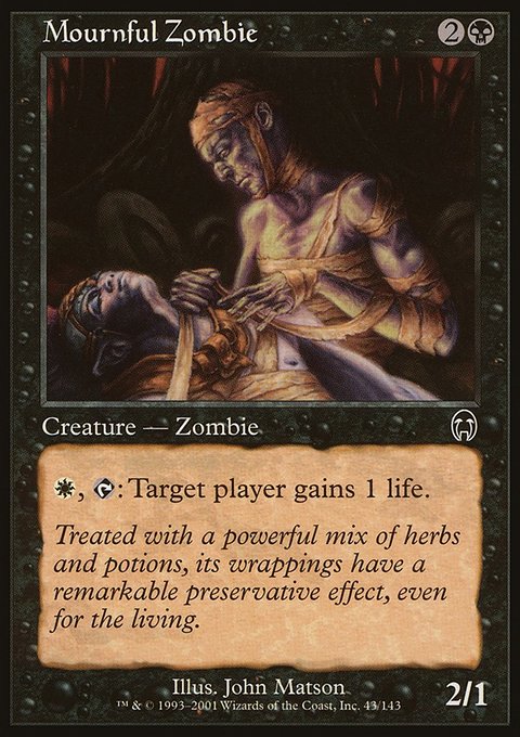 Mournful Zombie